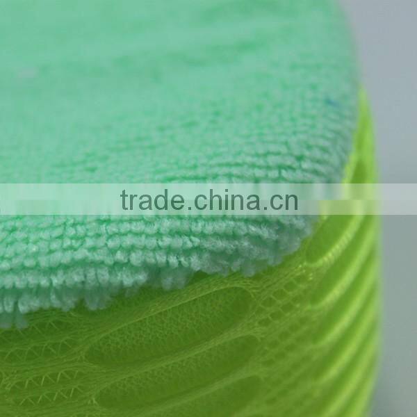 China manufacture Full color magic microfiber car Cleaning sponge block and coral fleece gloves