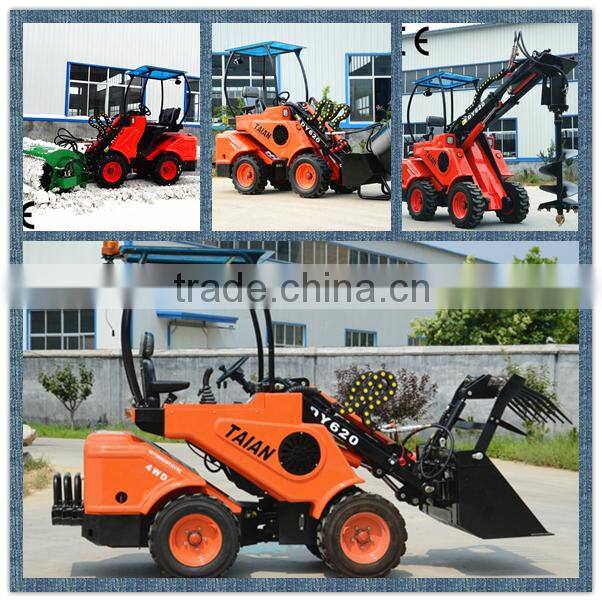 Hot sale mini wheel loader, small loading machine with CE