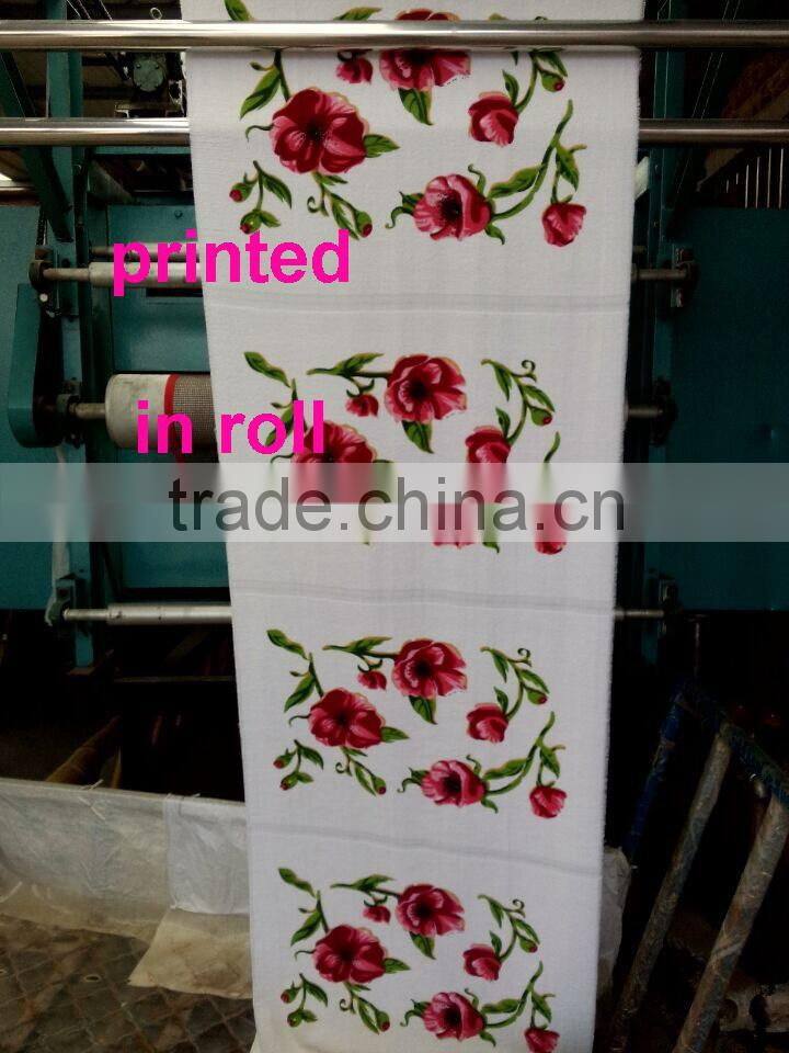 cotton frabric terry cotton pigment printing waist apron