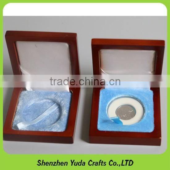 Well painted wooden coin collection box factory MDF box custom