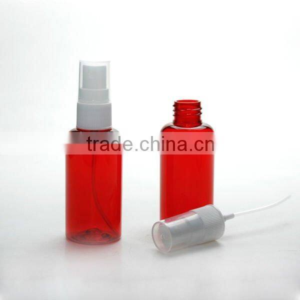 Spray cap PET bottle 60ml Red Clear