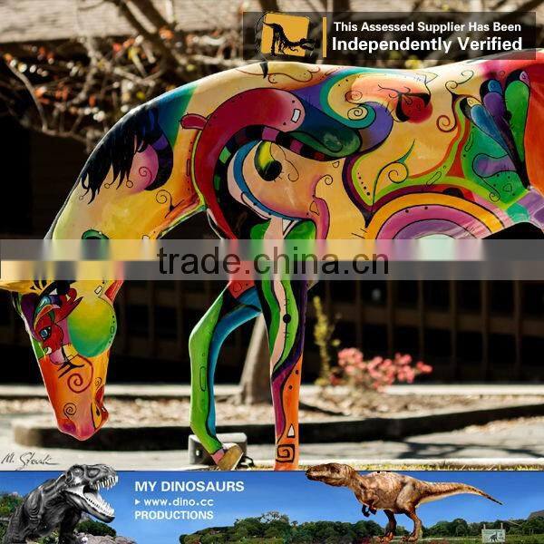 My Dino-C048 Theme Park Animal Decoration Resin Horse Model