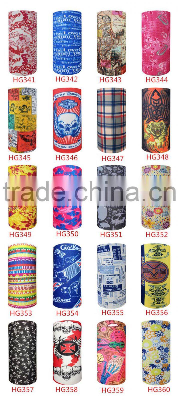 multifunctional seamless tube bandana stretchy headbands