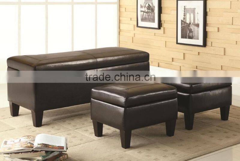 Shoe storage ottoman