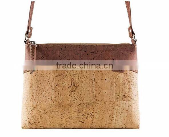 Custom logo design fashionable cork woman lady handbag