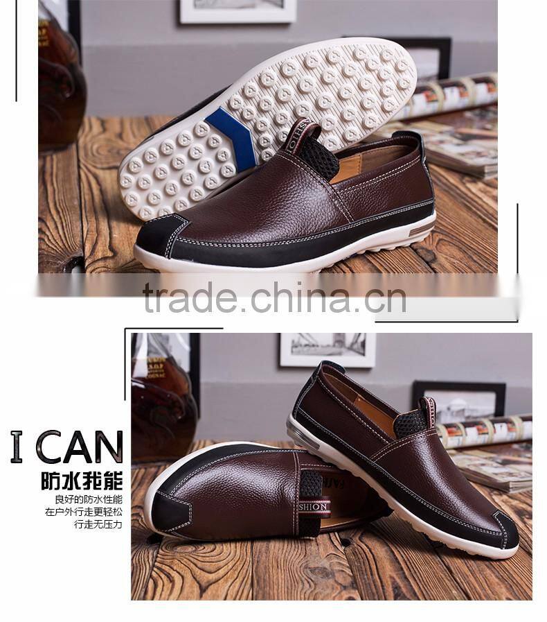 Genuine Leather Alibaba Men Shoes Casual High-Quality Breathable Shoes