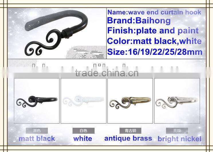 metal magnetic curtain tieback