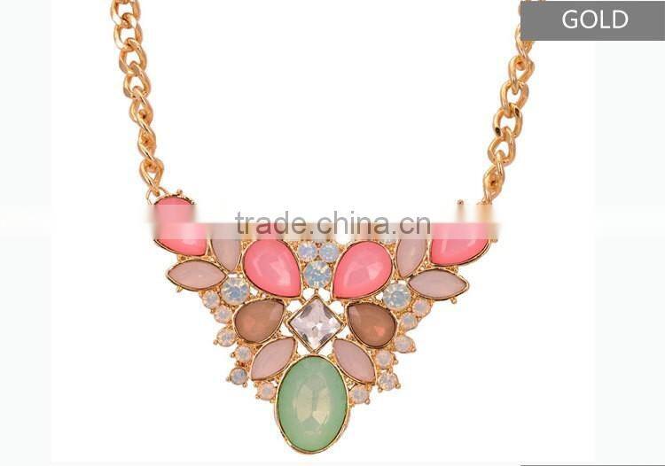 New arrival europe style necklace fashion jewelry fashion bead diamond necklace