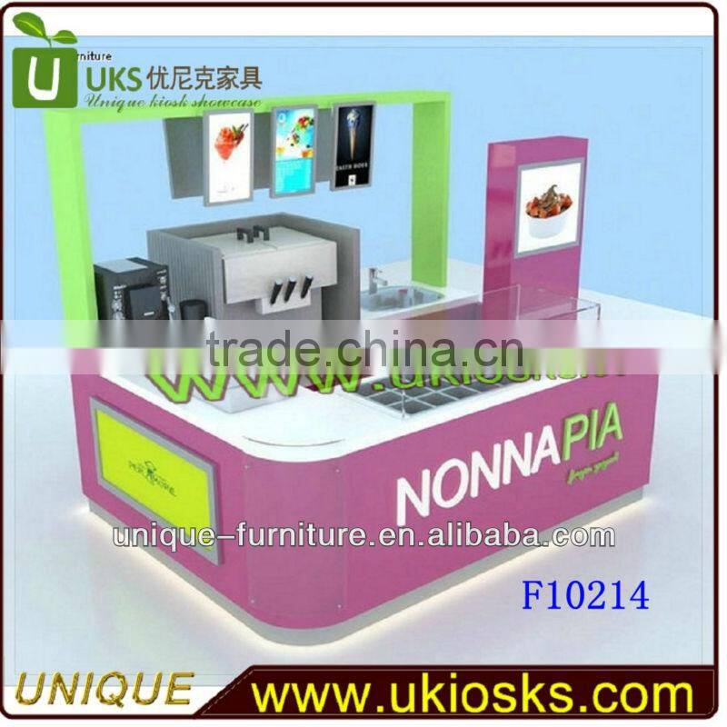 2013 Aluminium framed modern office furniture reception desk, high quality round reception counter with 70mm thick partition