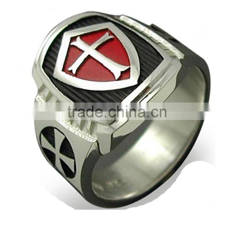 Jingli Jewelry China factory best seller stainless steel crystal women skull rings (HS-109)