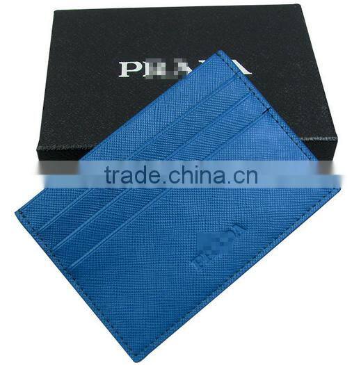 Fashion simple thin design pu name card holder