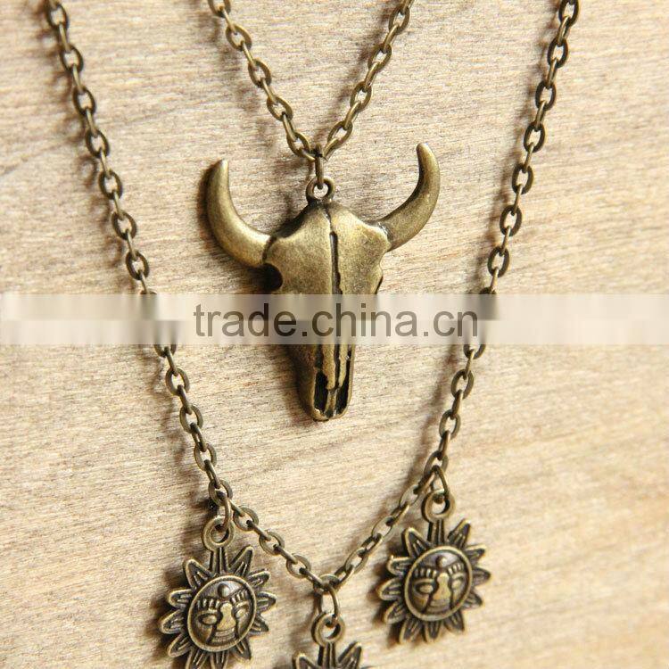 MYLOVE vintage sweaterchain bull coatchain fashion jewelry MLSC-20