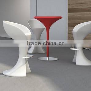 illuminated color change Modern Plastic Leisure Ghost Bar Stool Ghost Bar Chair