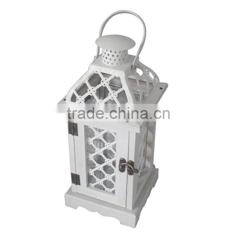 Spring design beaugiful wooden metal lantern