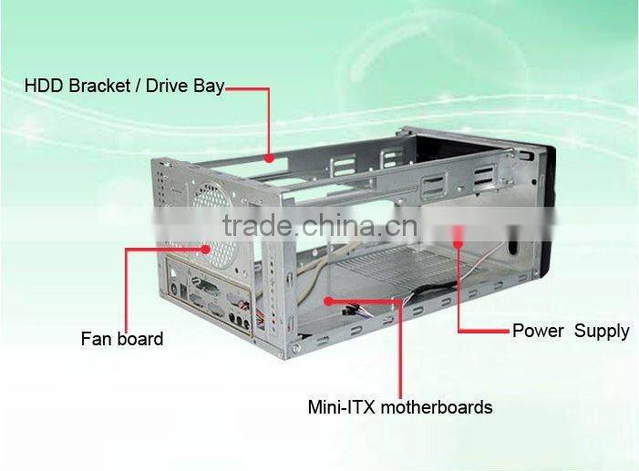 Realan hot selling desktop HTPC computer case X5