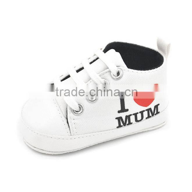 2016 wholesale new design baby sneakers