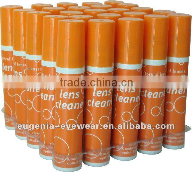 anti-fog spray on the goggles