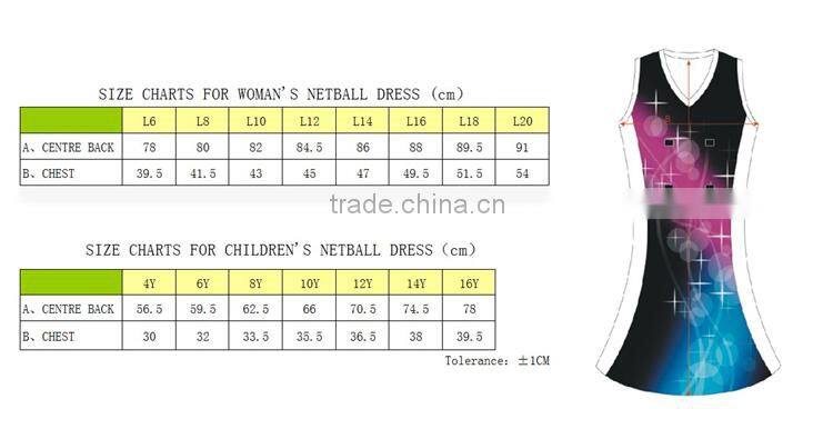 Fashion Women's Netball Jersey Dresses Clothing