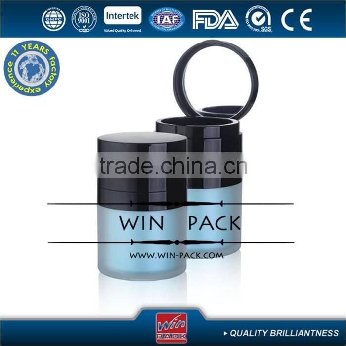 Loose powder compact case,plastic loose powder container,hot sell powder case