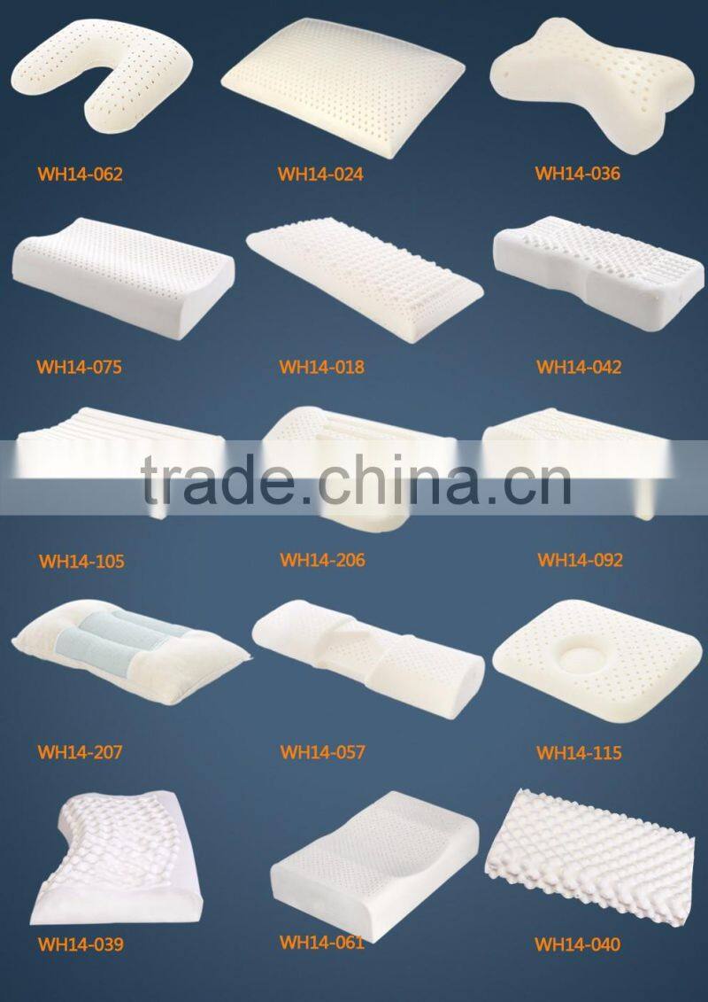 Neck Support Natural Latex Bone Shaped Pillow for Car