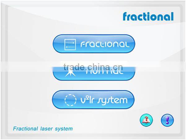 Manufacture supply Glass or RF pipe 10600nm 40w co2 fractional laser beauty equipment