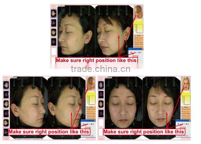 3D magic mirror skin analyzer popular skin analysis machine