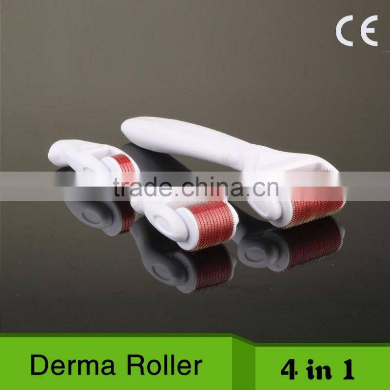 Fashional 4 in 1 derma roller,micro needle roller in 2016 year -L013C