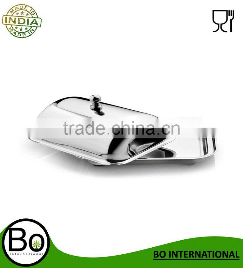 Stainless Steel Butter Dish with Lid