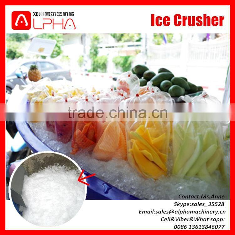 300-500KG/H Sea Food Fruit Use Commercial Ice Crusher Machine