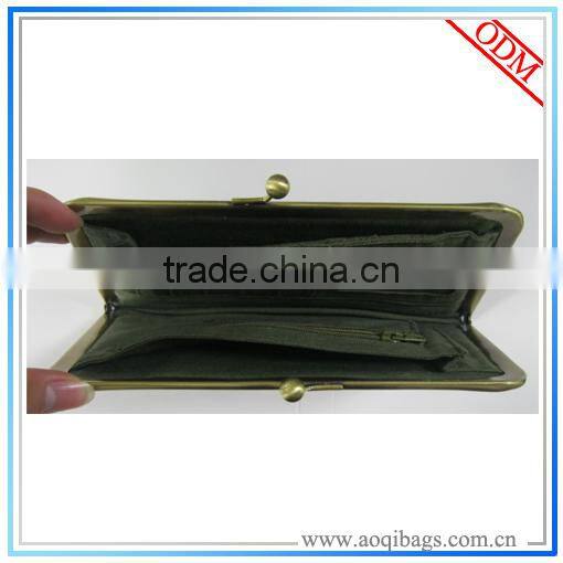 Hot Selling Ladies' Lather Wallet Purse New Design WT006