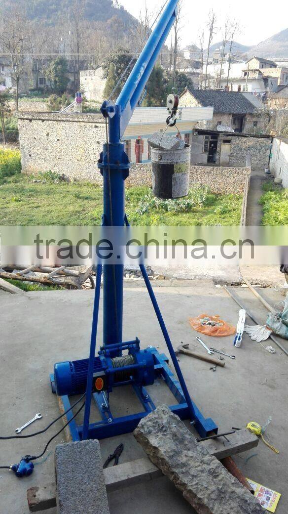 high quality small lift crane and small construction jib crane