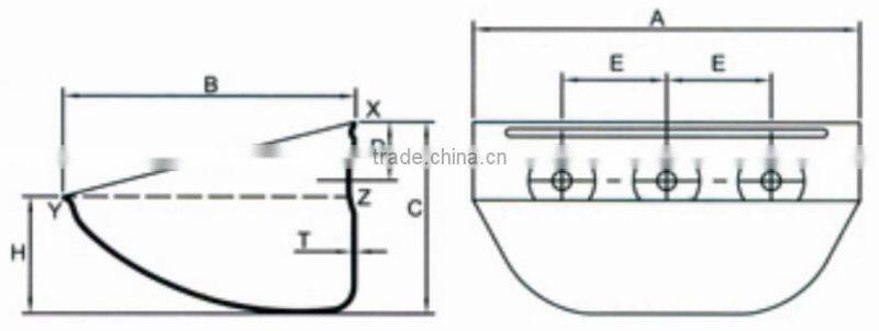 S Type Steel Bucket