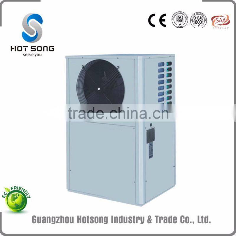 freestanding eco air source heat pump 19kw water heater for resteraunt