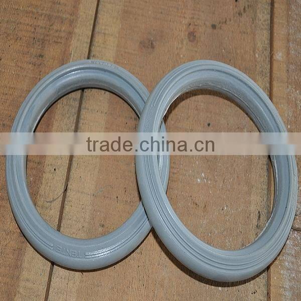 190mm small PU plastic front caster wheel