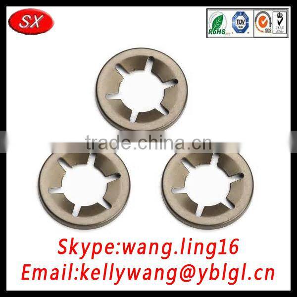 Custom Anodized Orange Color Aluminum Washers, High Pressure Washer, Round Rubber Washer