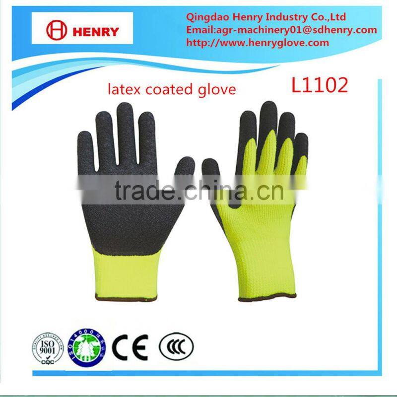latex coated glove