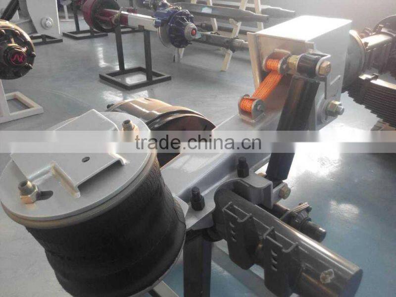 Trailer and semi trailer bogie use air suspension