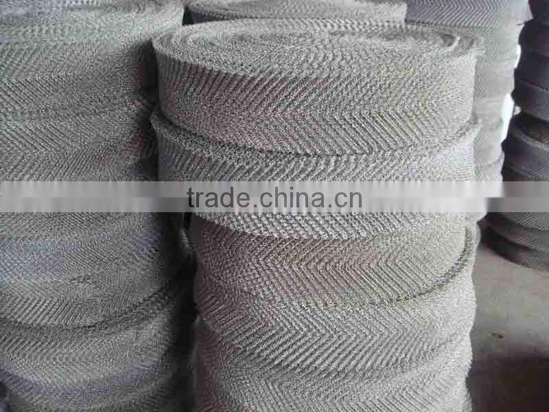Gas and Liquid Filter Brass Knitted Wire Mesh