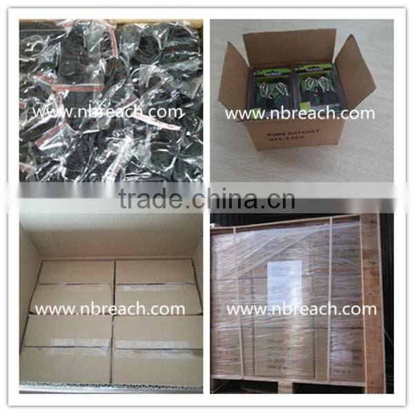 150LBS 1/4 Race Car Metal Gear Rope Ratchet Tie Down Set with S Hook