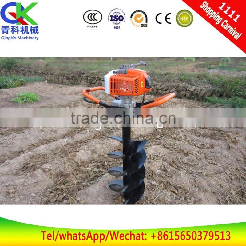 manual hole digger machine made in QK machinery