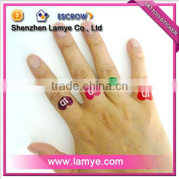 non-toxic football face sticker