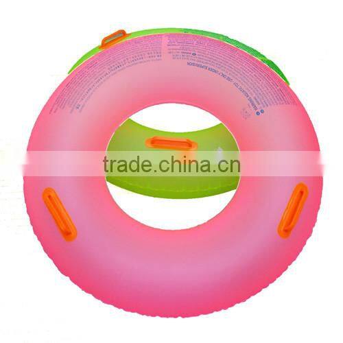Wholesale in china Adult swim ring with light and handle --pink 91cm 36#