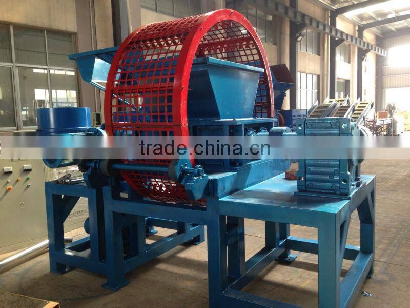 Waste Tire shredder / tyre recycling plant