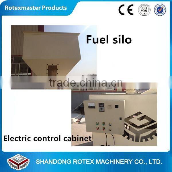 Rice husk pellet burner for cocnut powder dryer