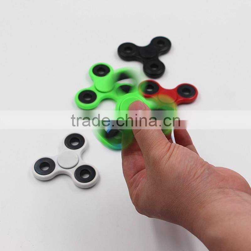 Hot sales!!6 colors Ceramic Bearing anti stress fidget toy hand desk hand spinner fidget spinner