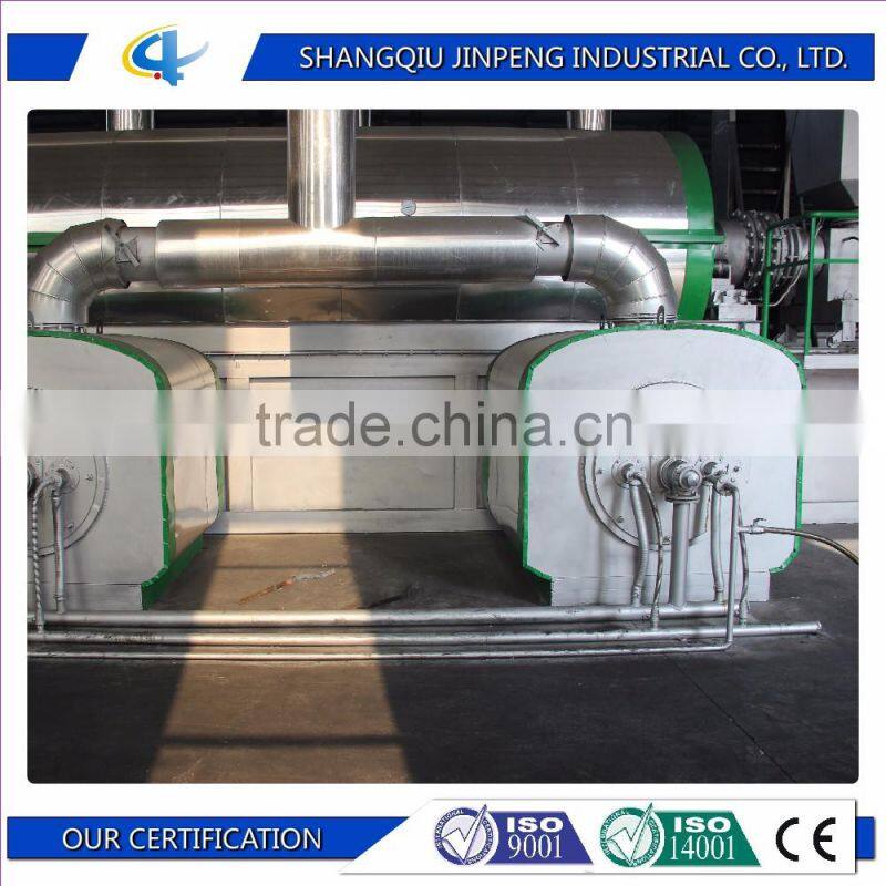 Waste tyres/ rubber pyrolysis machine with continuous system