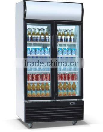 Hot sales 3 door beverage Supermarket Display Freezer(ZQR-1200)