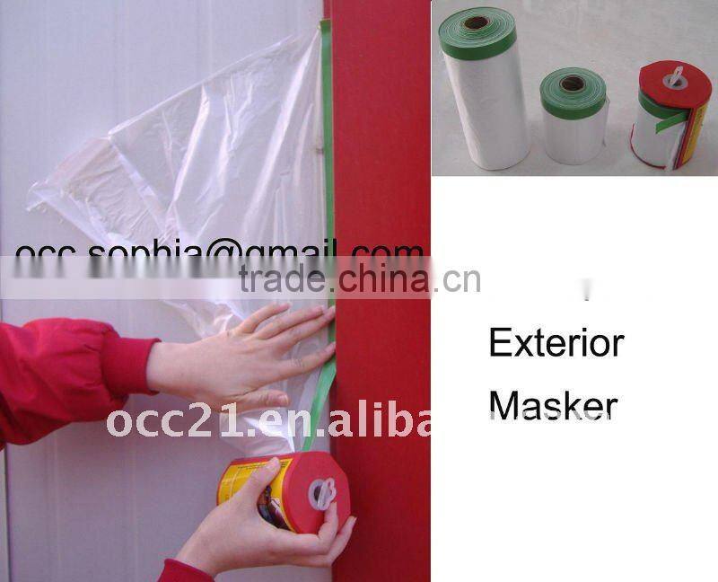 Pre-Taped Exterior Masker