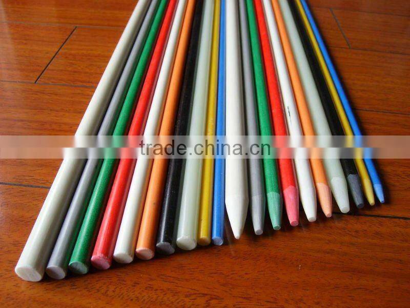 Flexible durable 20+ years fiberglass flower stake,fiberglass flower stick