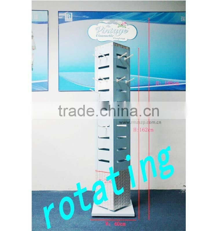 Promotional 10-tier rotating trough plate jewelry display